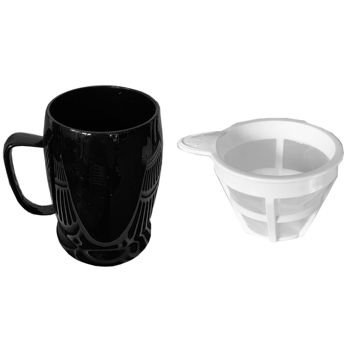Mojawo Siebträger-/Filterkaffeemaschine 1 Tassen Kaffeemaschine 24V LKW PKW Wohnmobil Zigarettenanzünder