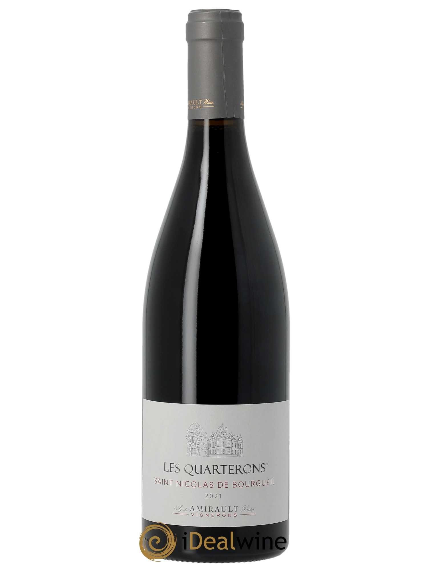 Saint-Nicolas de Bourgueil Les Quarterons Agnès et Xavier Amirault  2021 - Lot de 1 Bouteille