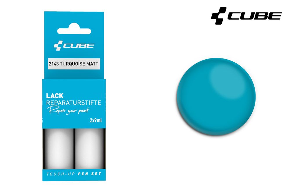Cube Lackreparaturstift Set TURQUOISE matt kaufen | Bike-Discount