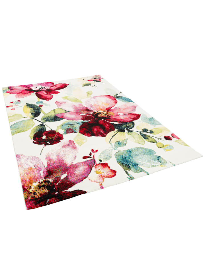 Pergamon Designer Teppich Brilliant Blumen in Bunt günstig kaufen