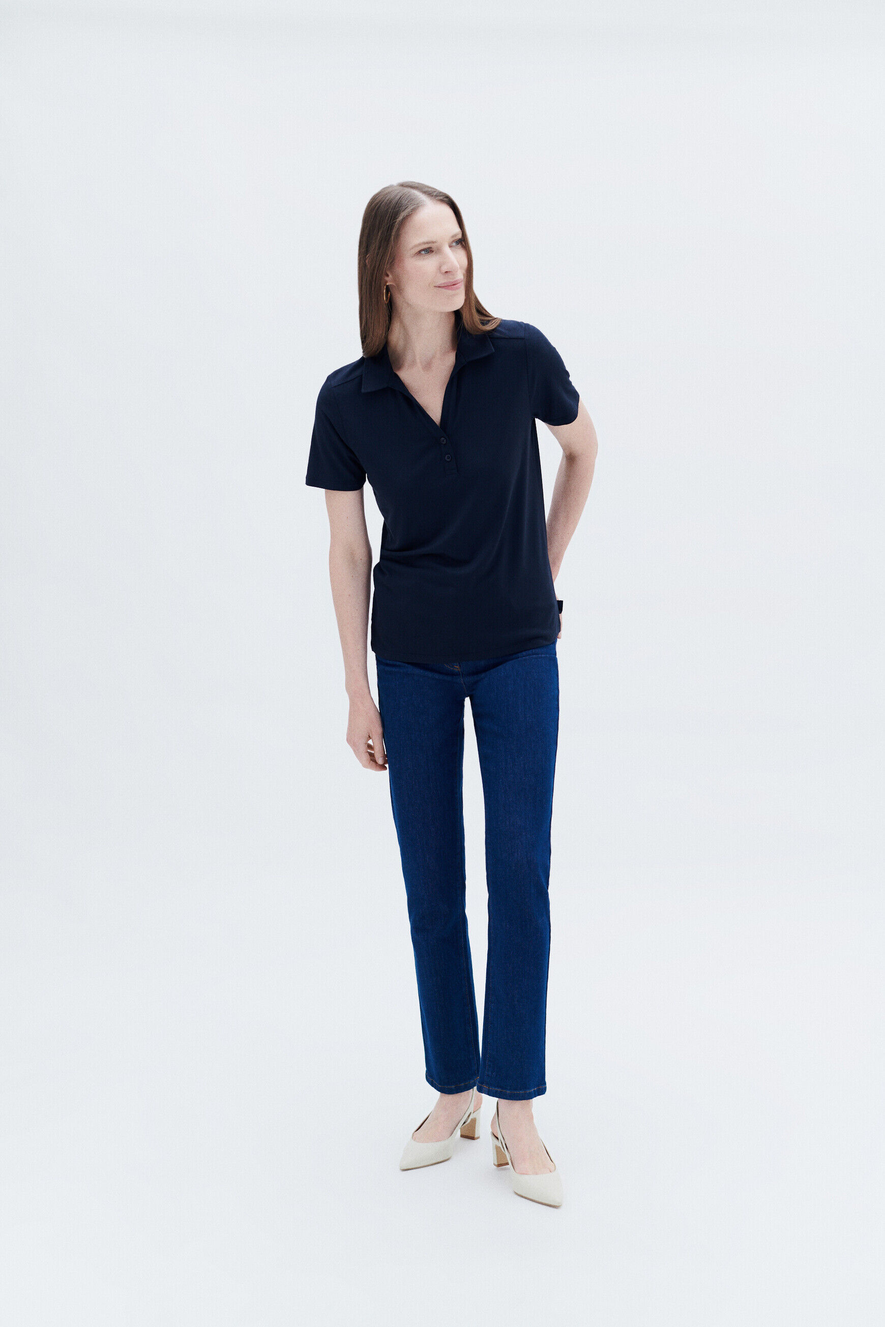 T-shirt taudrey bleu marine femme