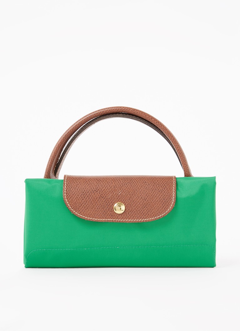 Geantă de weekend Longchamp Le Pliage Original cu detalii din piele