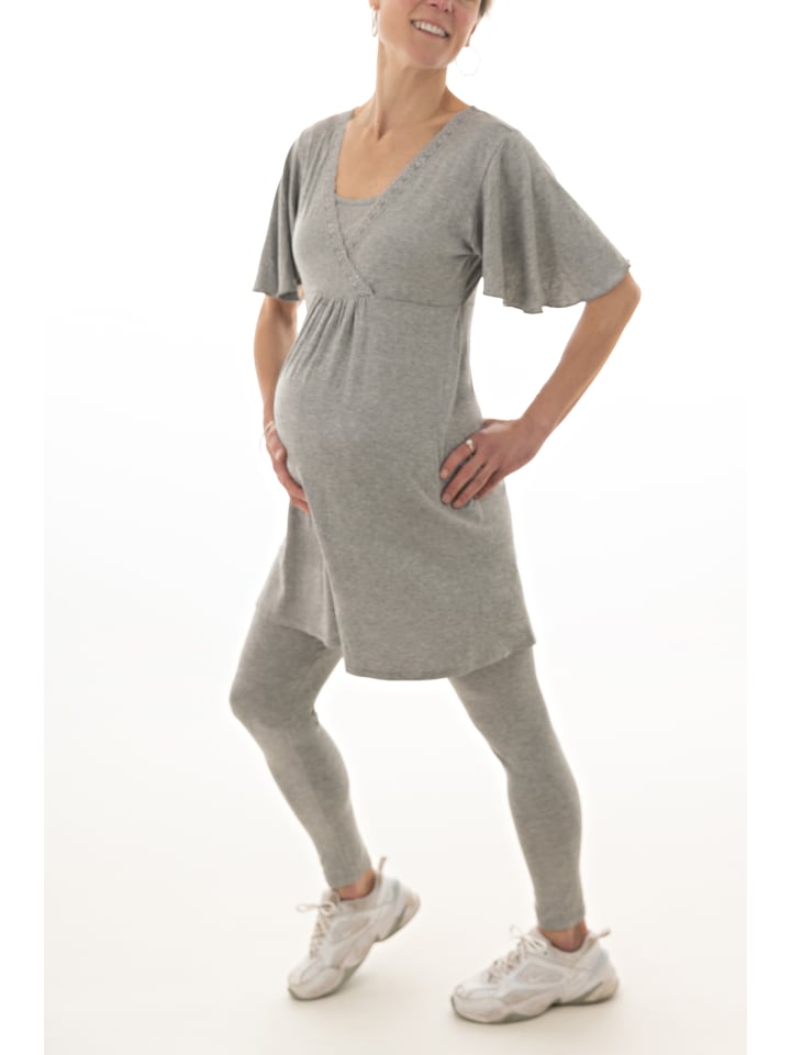 petit amour Gila Umstandsleggings in Hellgraumelange günstig kaufen