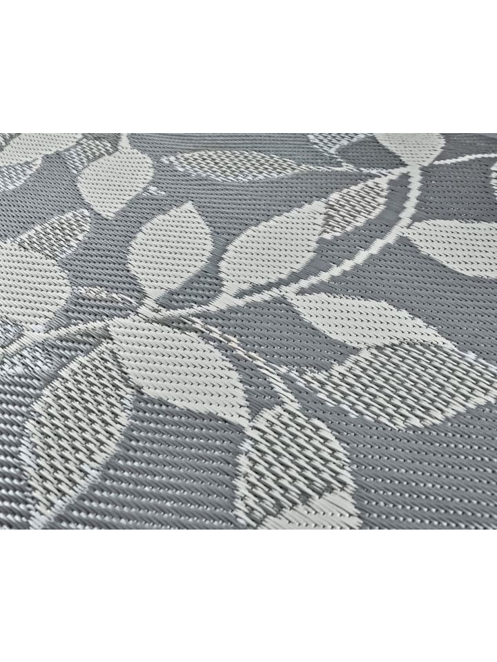 JACK Outdoor Teppich 120x180cm In- & Outdoor in Blatt Grau günstig kaufen 120x180cm