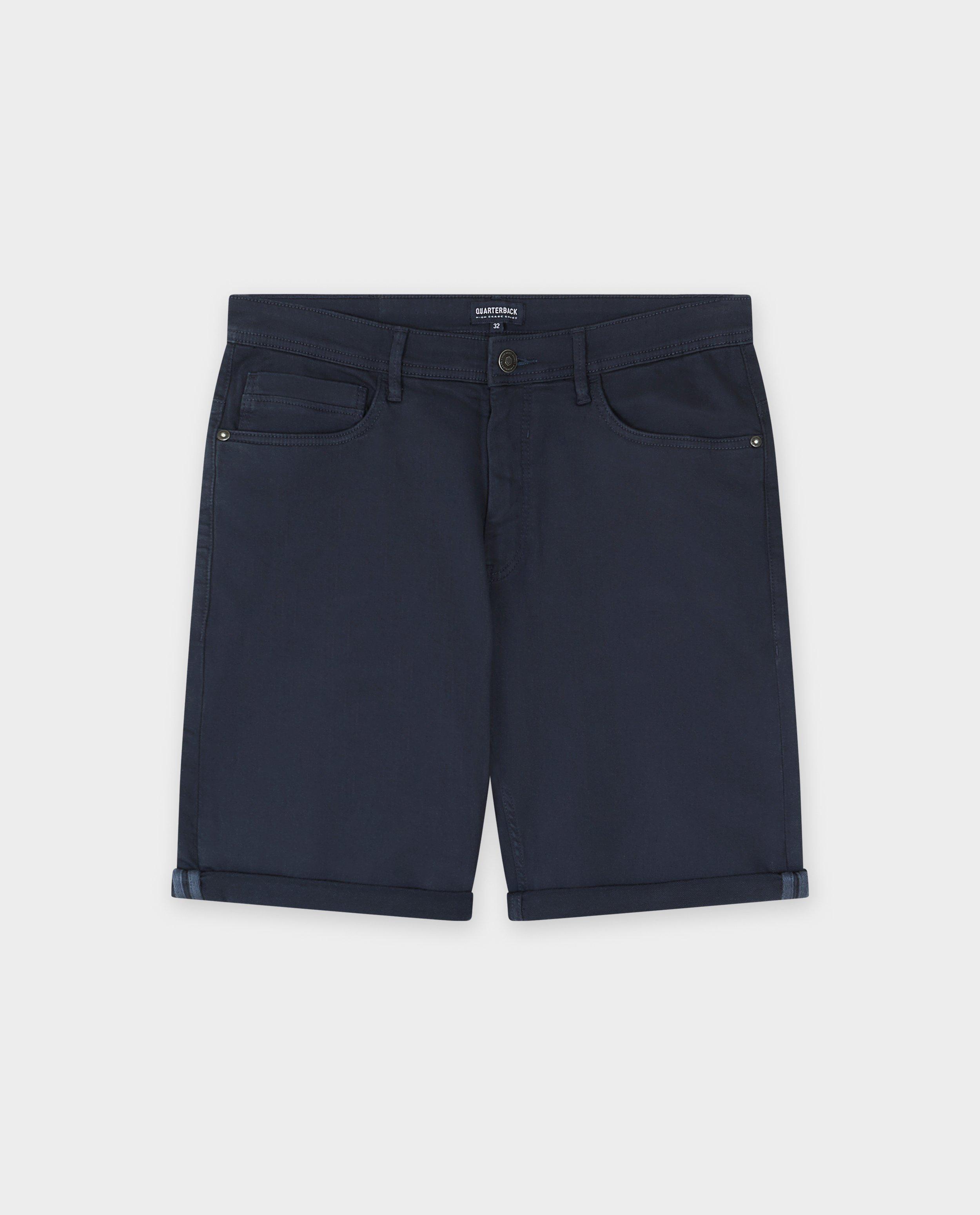 Quarterback Mörkblå shorts, smal passform mörkblå