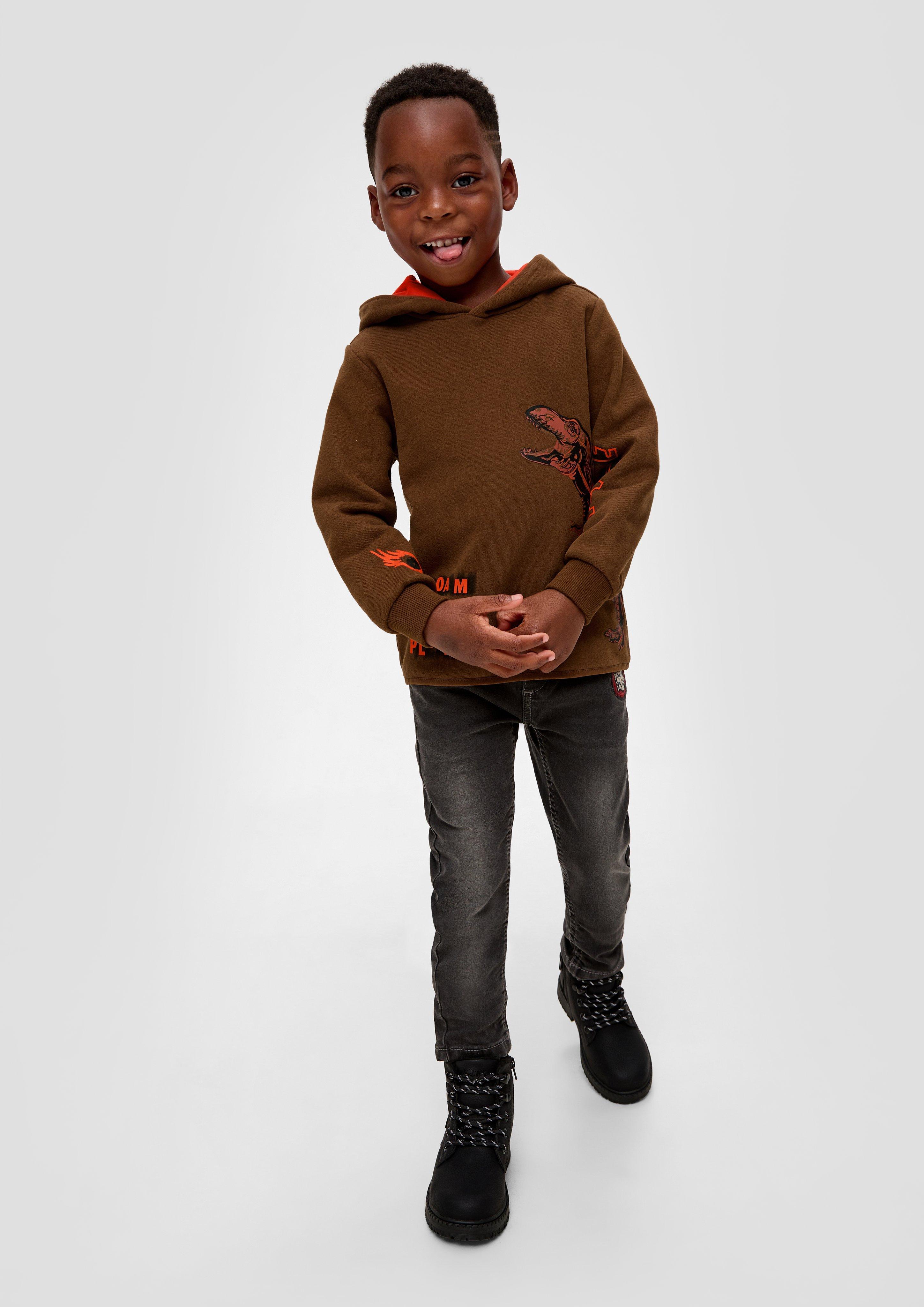 Kapuzensweatshirt mit Frontprint  2137506-8764