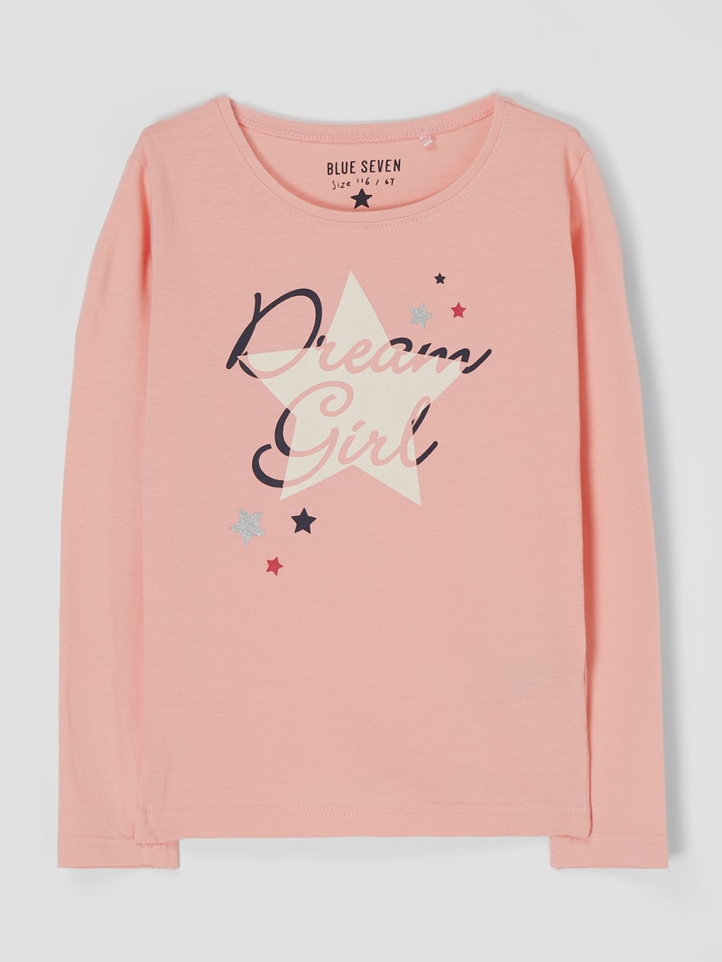 Longsleeve aus Baumwolle in rosa
