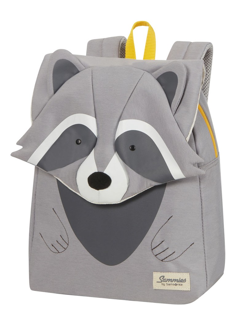 Mochila Samsonite Happy Sammies Raccoon Remy tamanho P+ com aplique