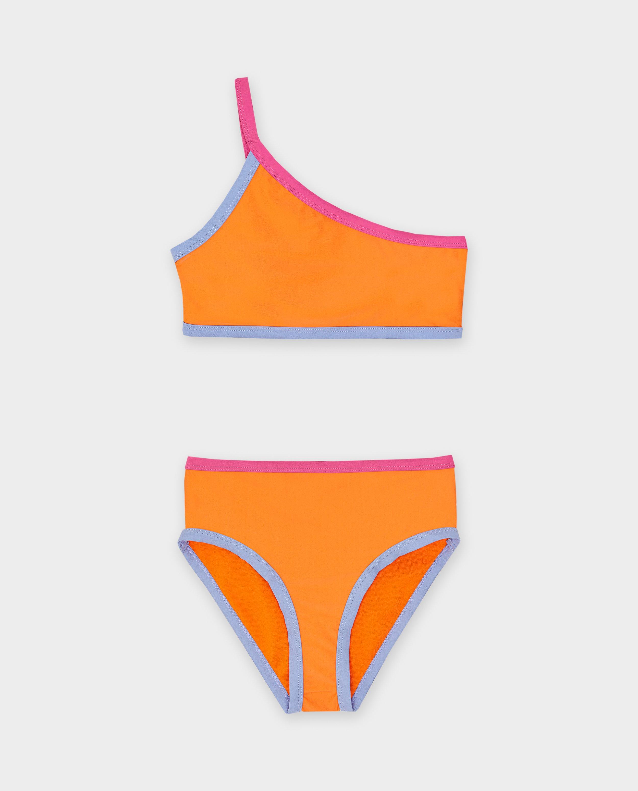 Groggy bikini s narančastim blokovima
