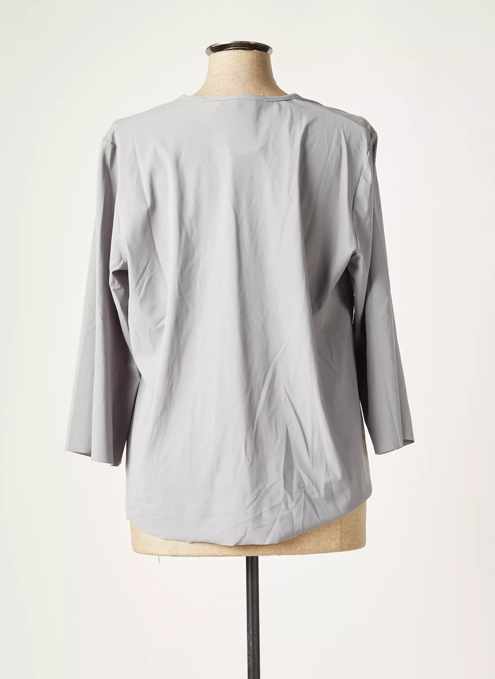 Christian Marry Vestecasual Femme couleur gris