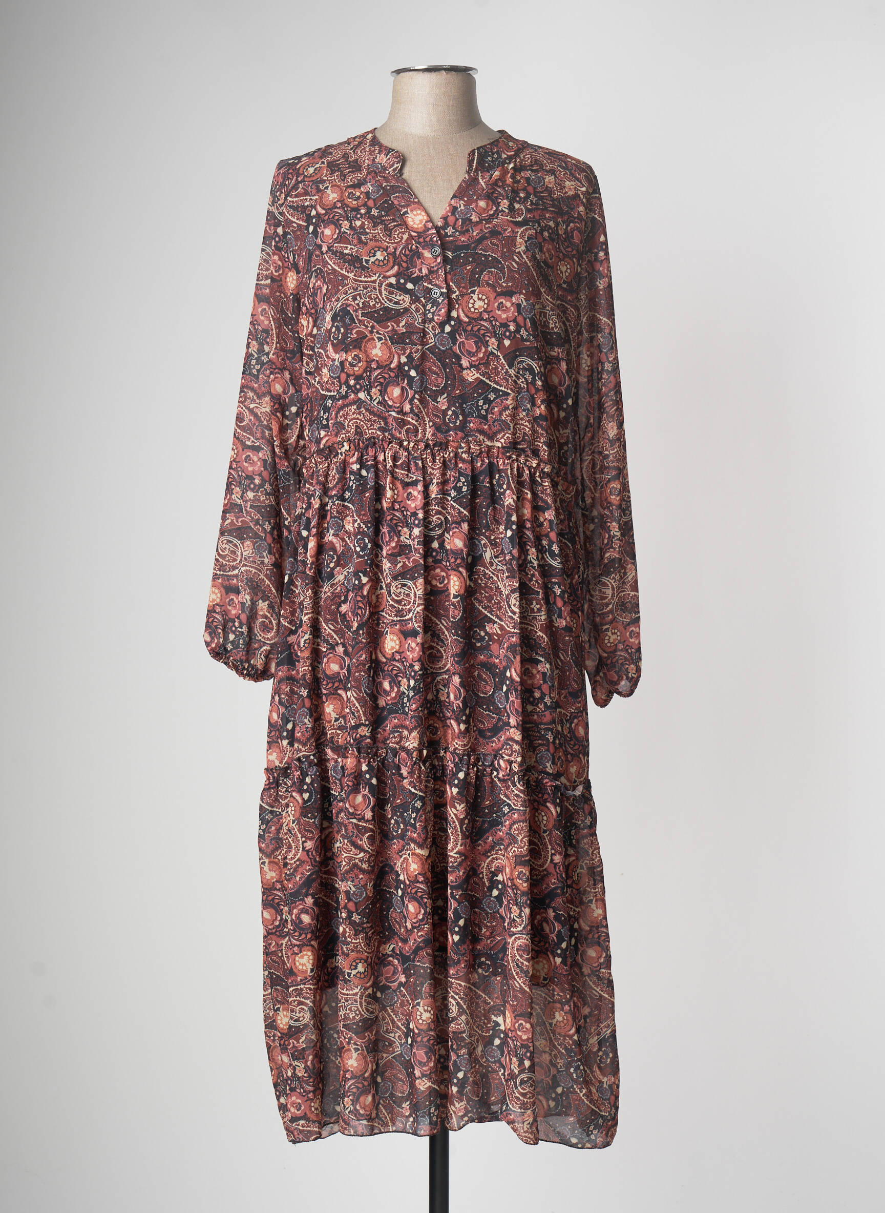Hailys Ensembles Robe Femme couleur marron