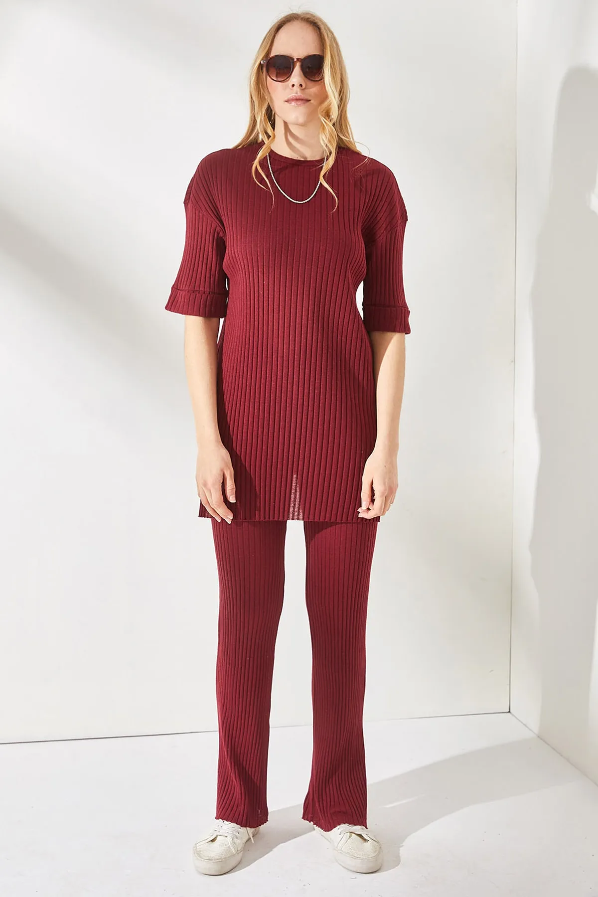 Olalook  Zweiteiler - Bordeaux - Regular Fit