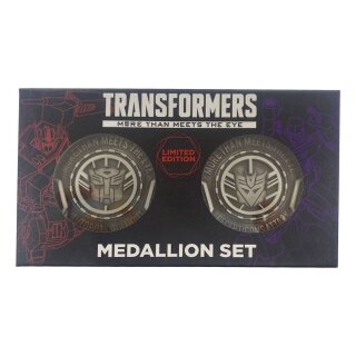 Transformers Medaillen-Set Autobots & Decepticons Limited Edition (2)