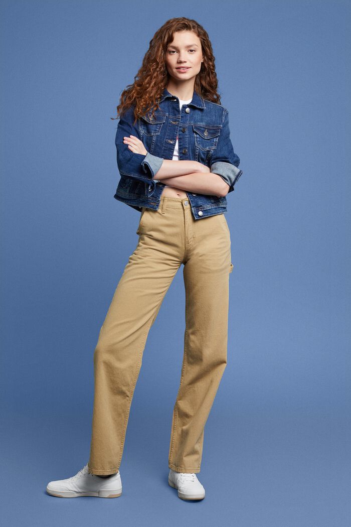 Jeansjacke in schmaler Passform