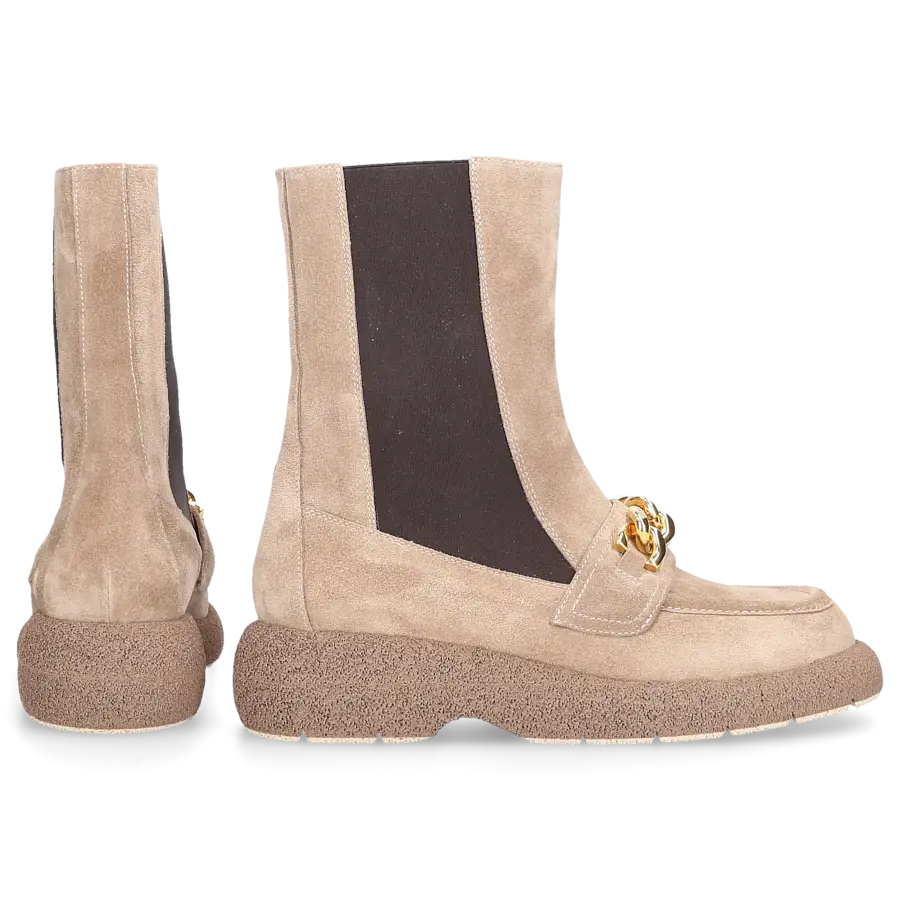 Truman's - Chelsea Boots 9678 Veloursleder - grau