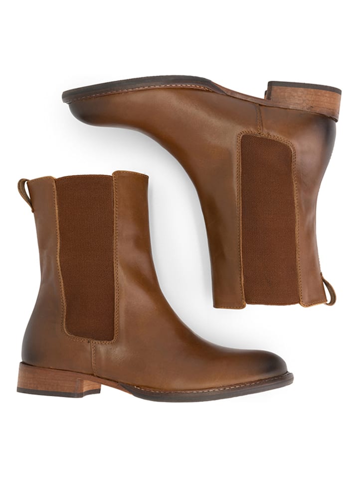 mysa Leder-Chelsea-Boots 