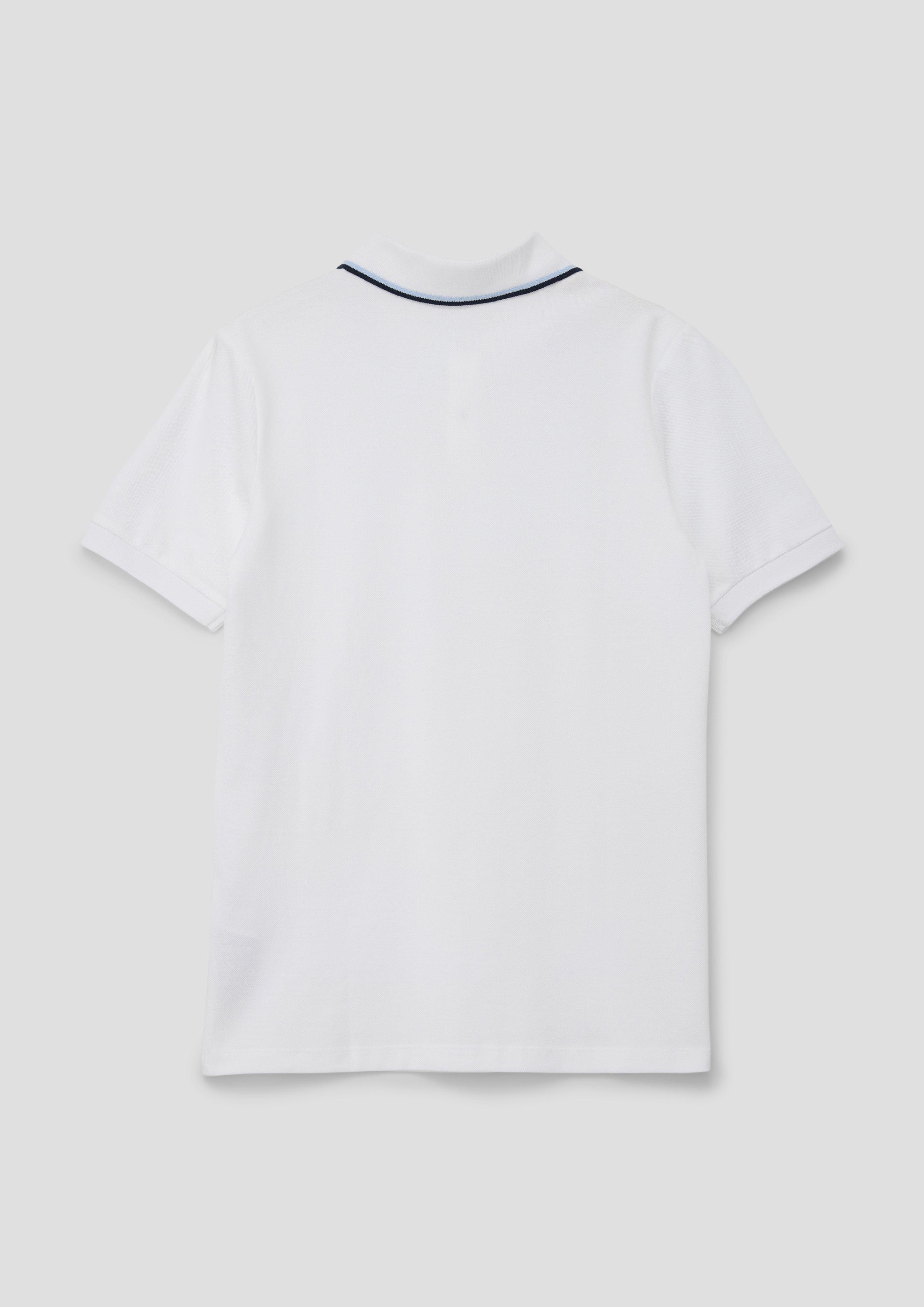 Polo-Shirt mit Kontraststreifen  2140095-0100