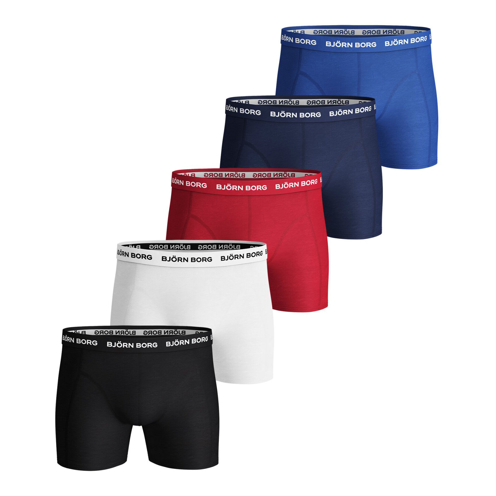 Solid Sammy Boxer Short 5er Pack Herren - Schwarz, Weiß