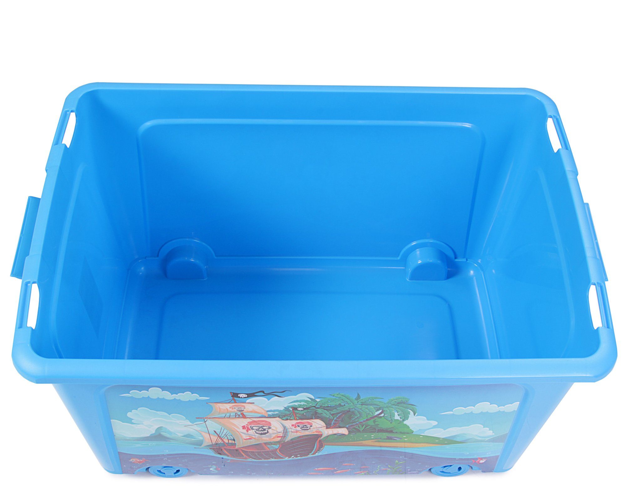 ONDIS24 Spielzeugtruhe Spielzeugbox Rollbox, 34L