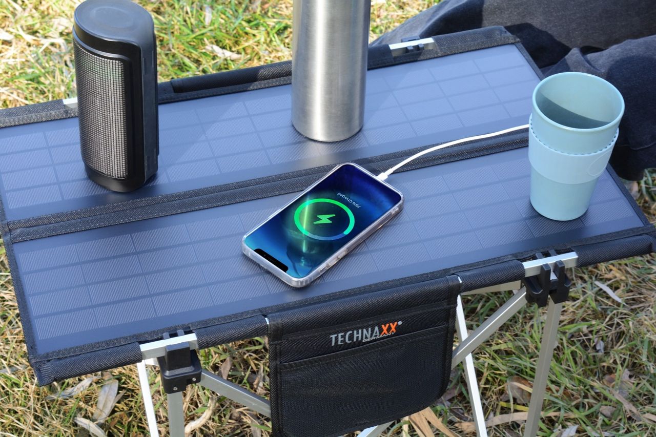 Technaxx FALTBARER SOLAR-CAMPINGTISCH 20W TX-251