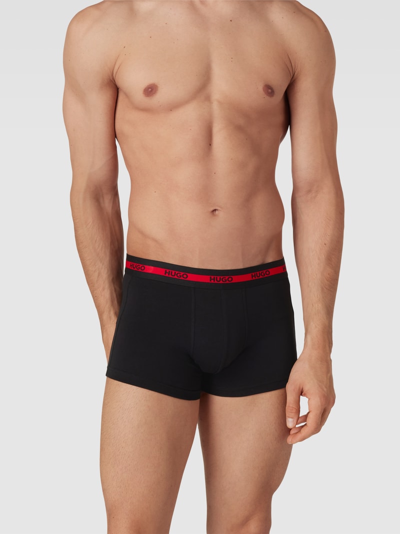 Trunks mit Logo-Bund in schwarz