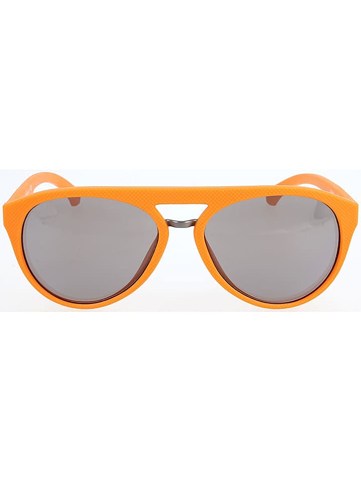 CALVIN KLEIN JEANS Herren-Sonnenbrille in Orange/ Grau günstig kaufen 56