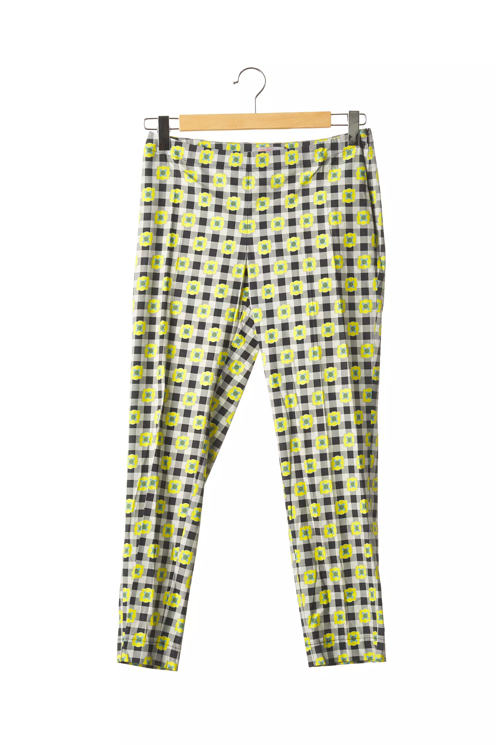 Victoire Pantalon7 8 Femme couleur jaune