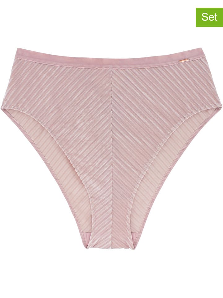 Dorina 2er-Set: Taillenslips in Rosa günstig kaufen