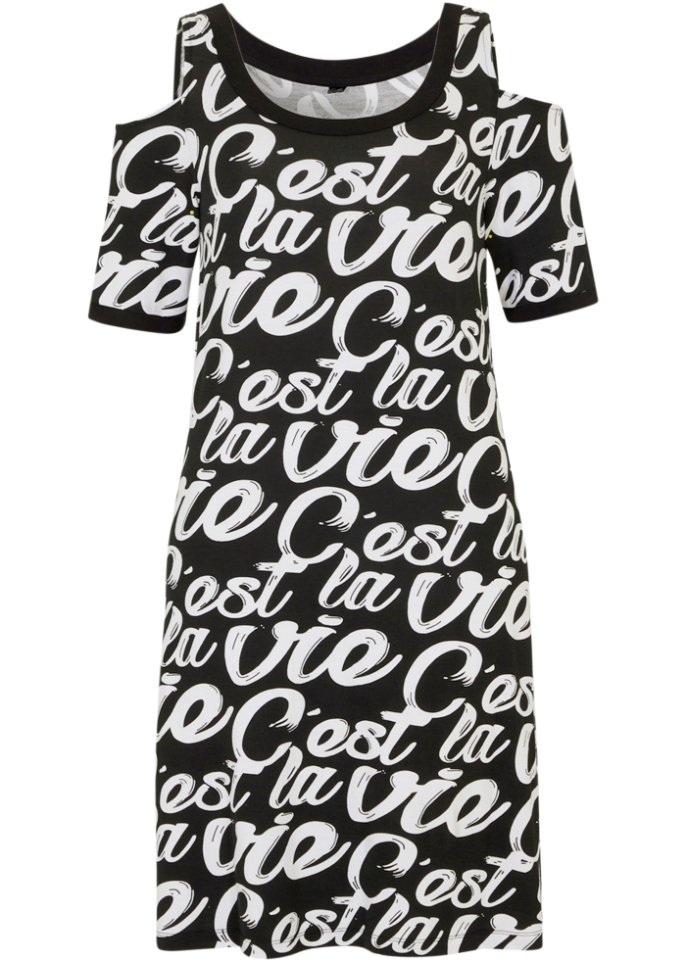 Cold-Shoulder-Kleid