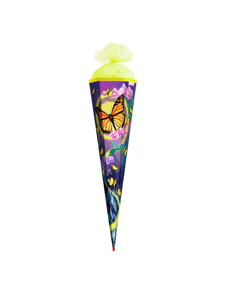 ROTH Schultüte groß Schmetterling 85 cm in Bunt günstig kaufen onesize