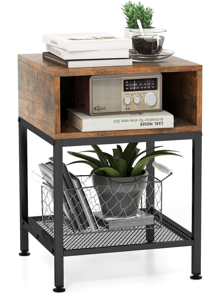 COSTWAY Beistelltisch 40cm in Braun günstig kaufen onesize