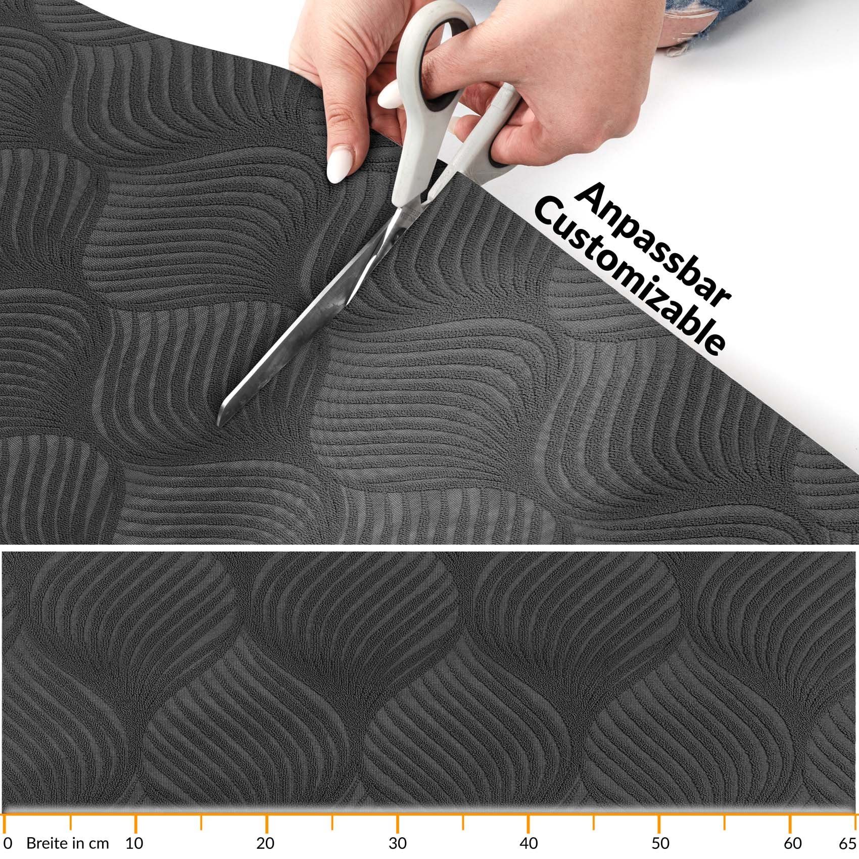 Küchenläufer Küchenläufer Teppichläufer Läufer Textil BAKER Premium Ornament Robus, ANRO, Rechteckig, Höhe: 3 mm, Genarbt PVC