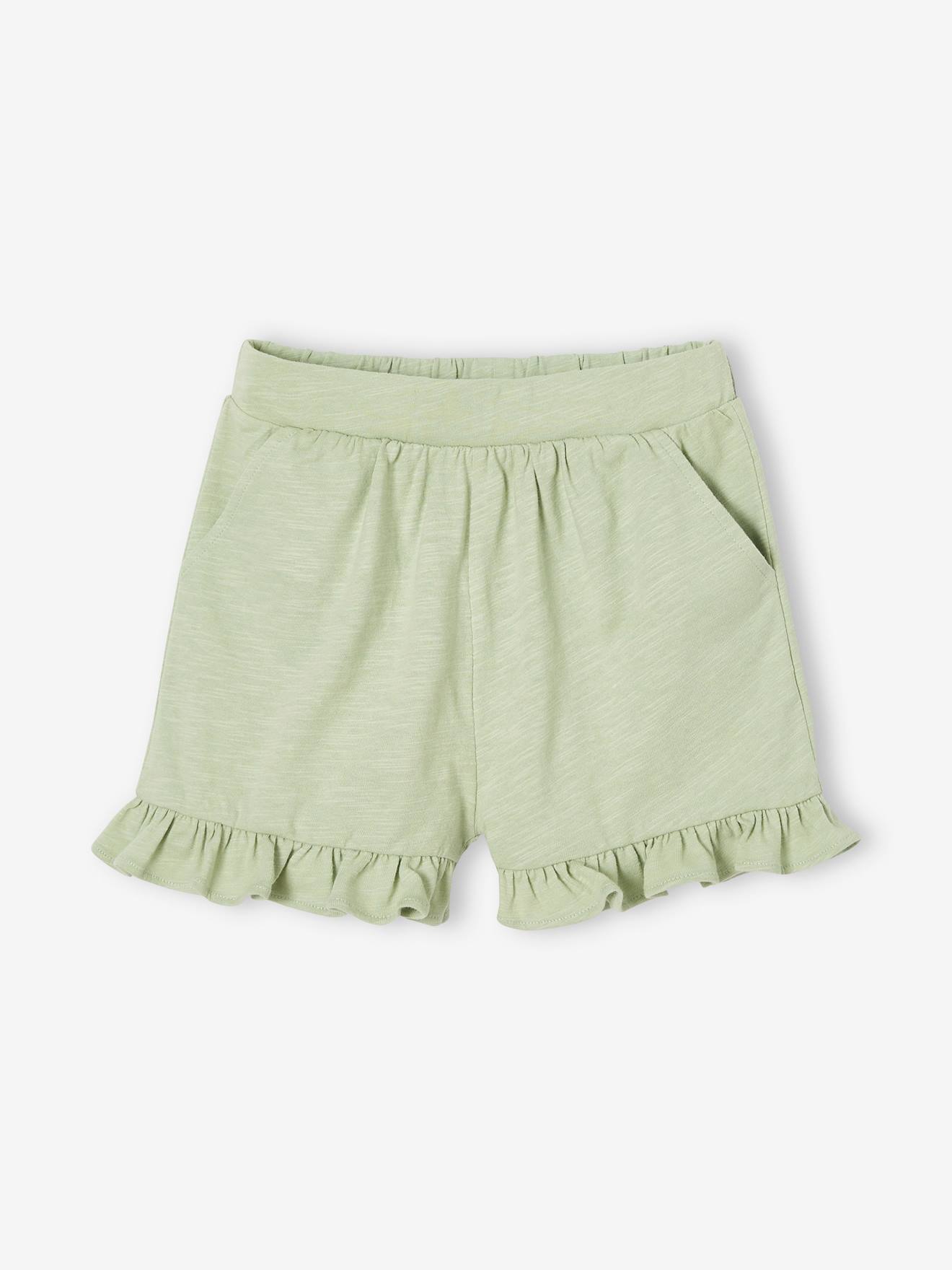 Vertbaudet Mädchen-Set: T-Shirt & Shorts Oeko Tex - aqua