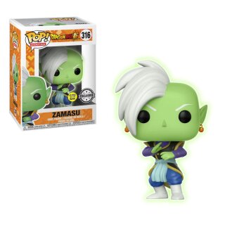 Dragon Ball Super POP! Animation Vinyl Figur Zamasu (Glow) 9 cm