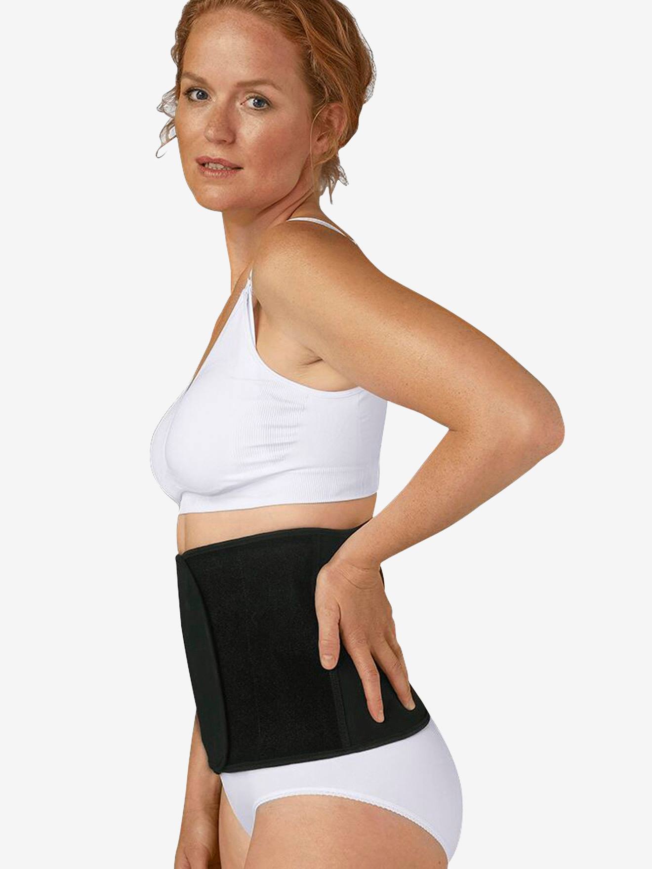 Gaine abdominale post-grossesse CARRIWELL noir