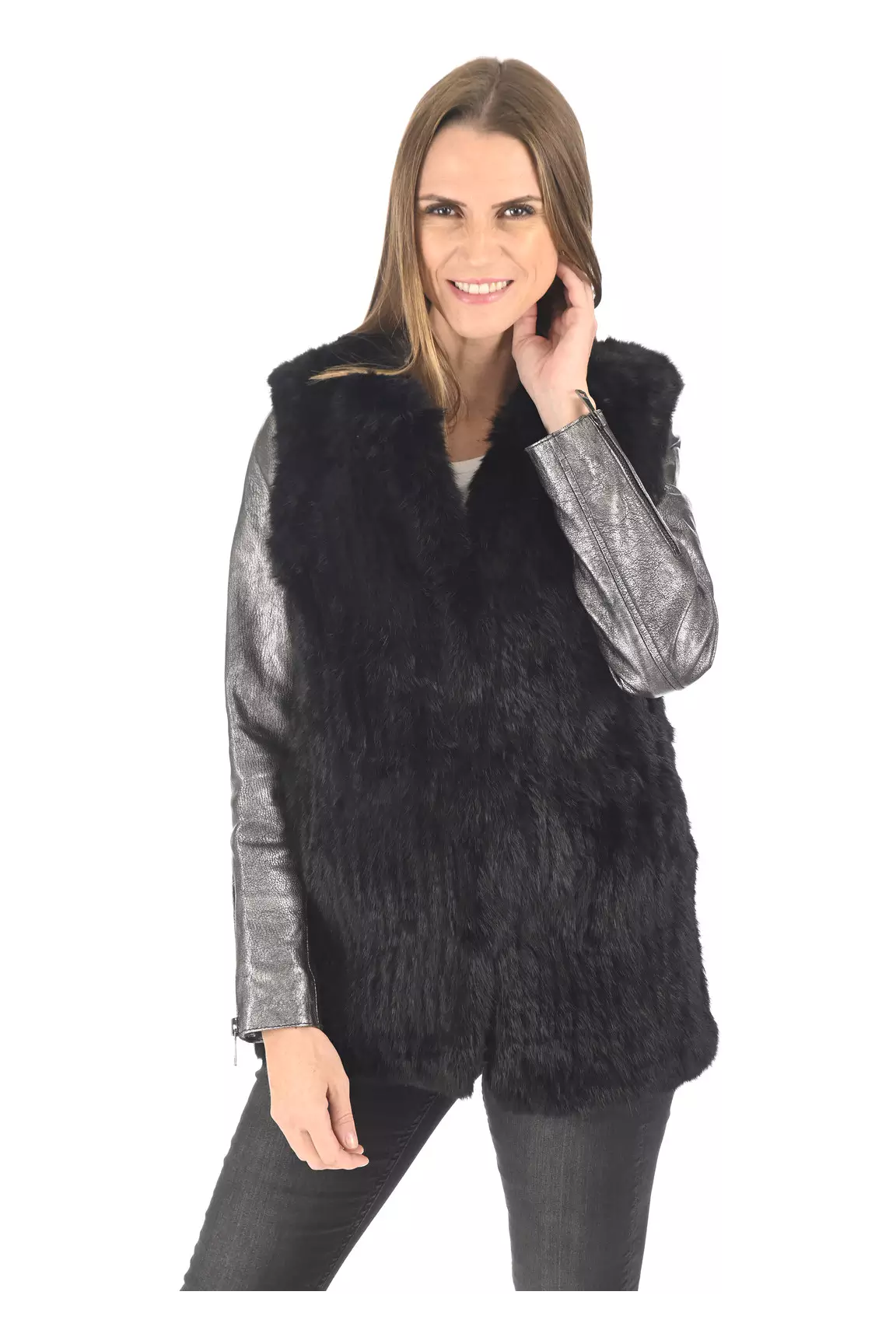 La Canadienne Autres Gilets Femme couleur noir