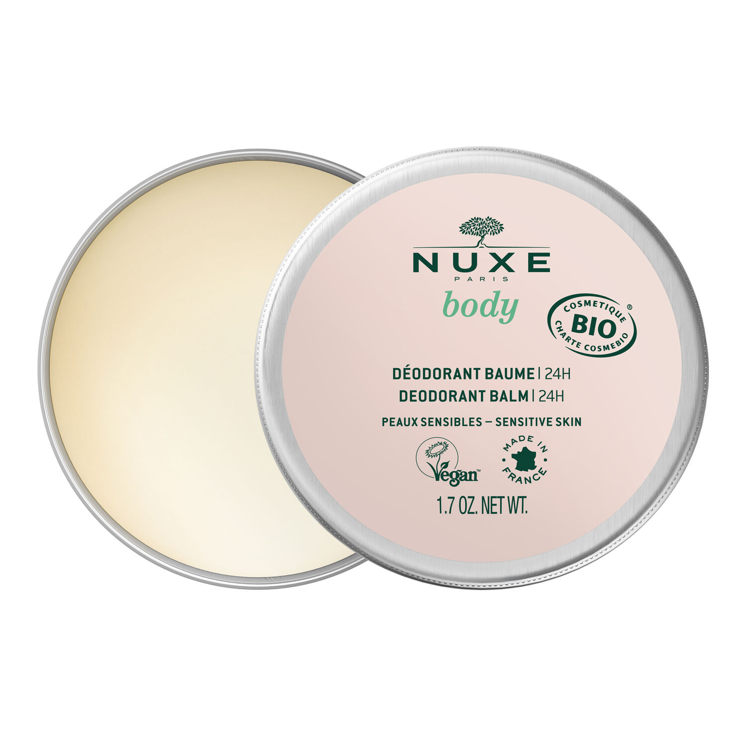 Nuxe NUXE BODY Déodorant baume 24H Peaux Sensibles 50g