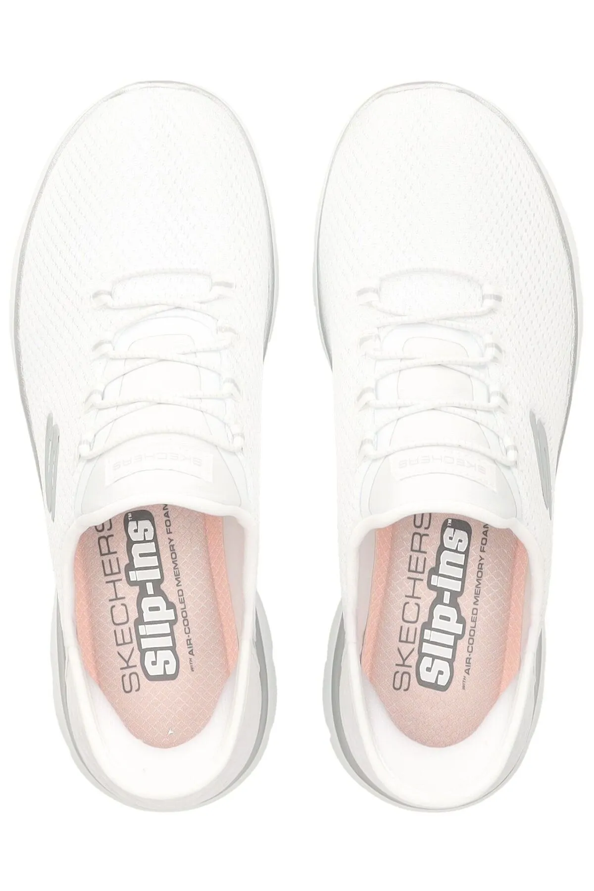 SKECHERS  Sneaker - Weiß - Flacher Absatz