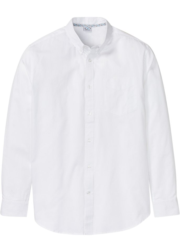 Essential Oxford-Langarmhemd