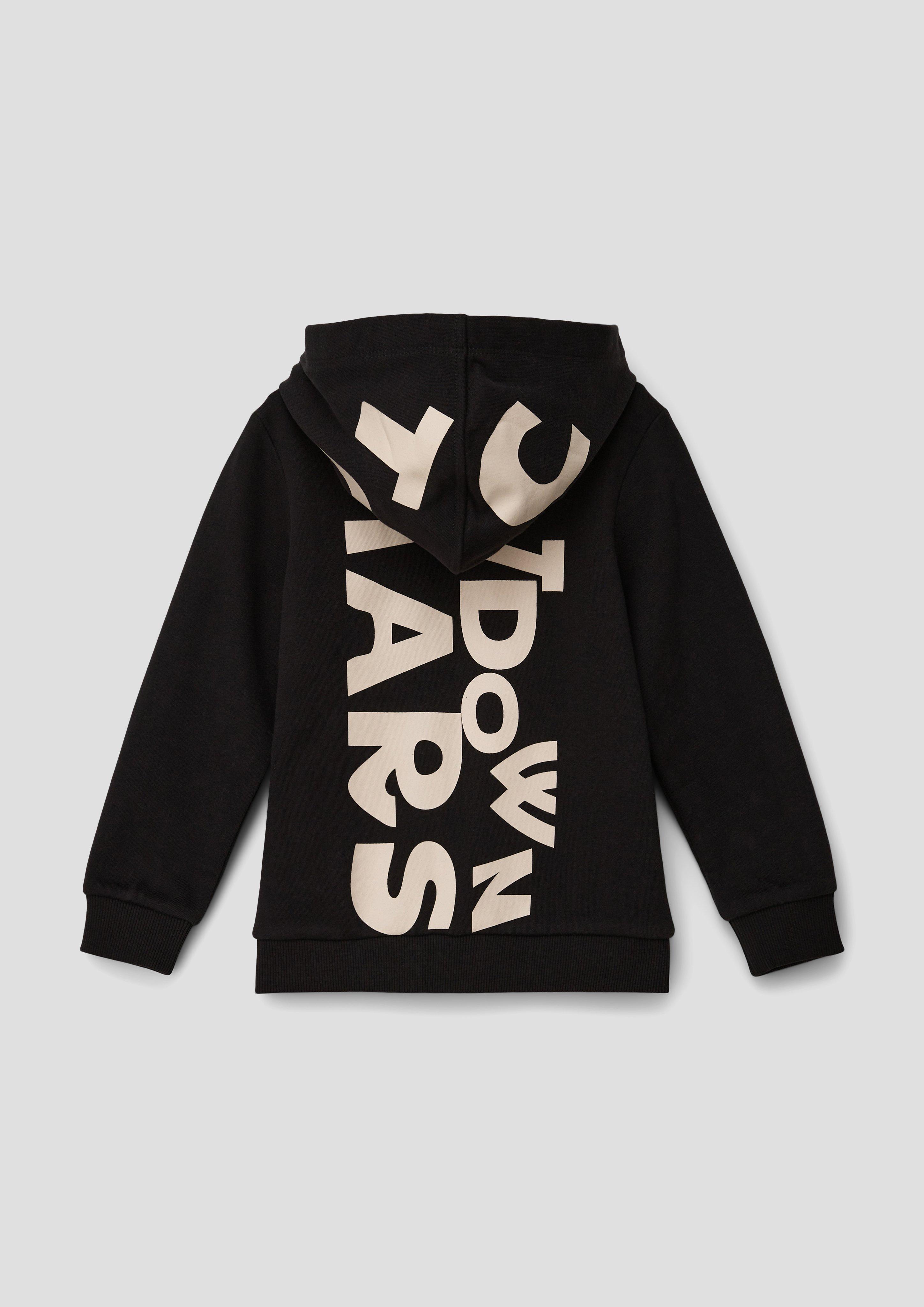Sweatjacke mit großem Rückenprint  2137508-9999