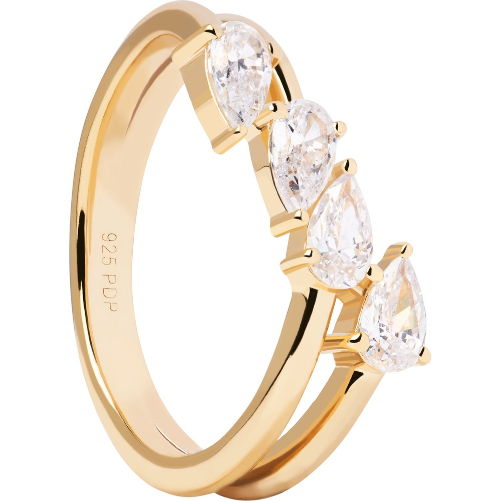 P D Paola Bague pour femme 925 Argent or Bague