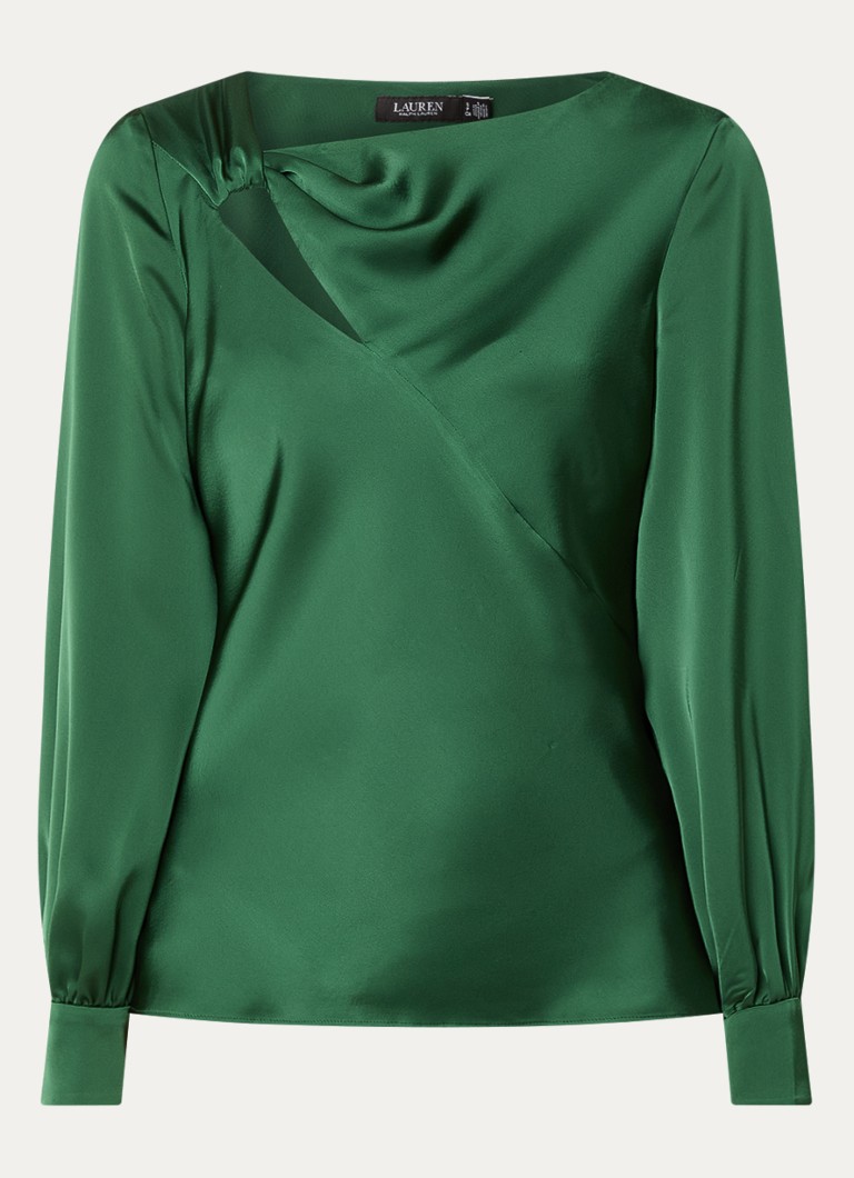 Tunică din satin Ralph Lauren