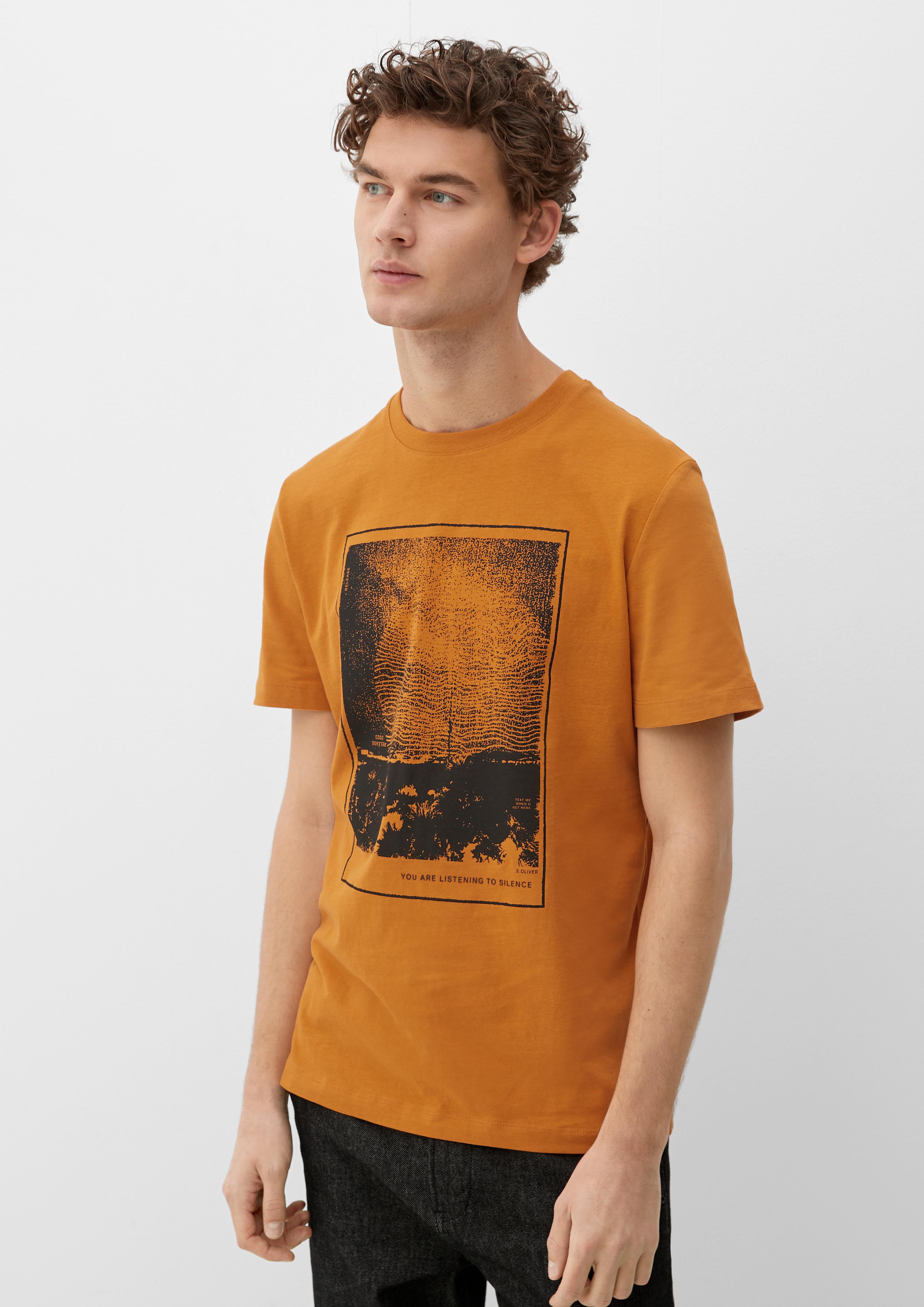 T-Shirt mit Frontprint  2129464-22D1