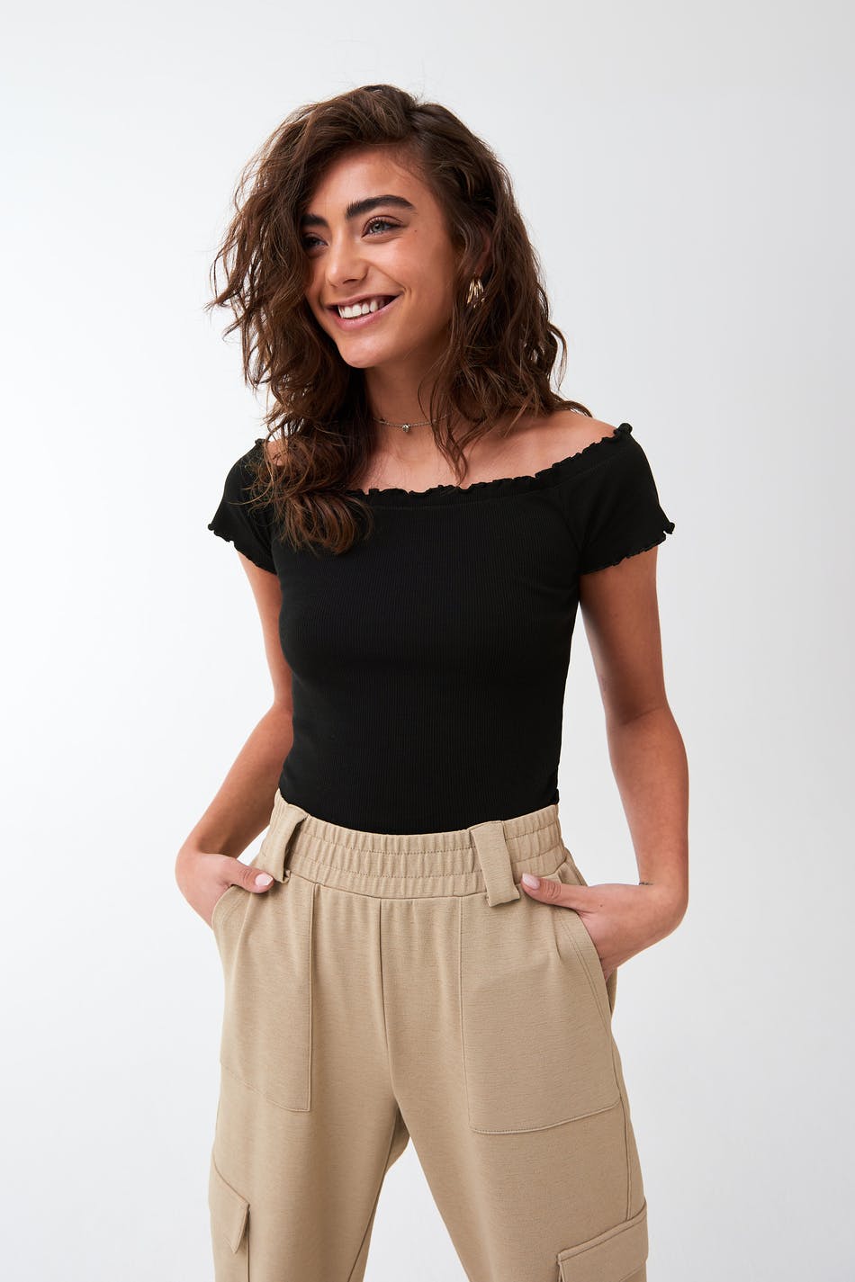 Cara off shoulder top