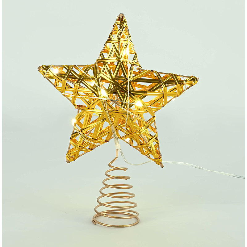 Home Toppstjerne 15 cm, 10 LED-lys