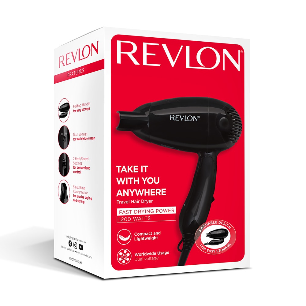 revlon accessories SECHE-CHEVEUX COMPACT DE VOYAGE Sèche-cheveux de voyage