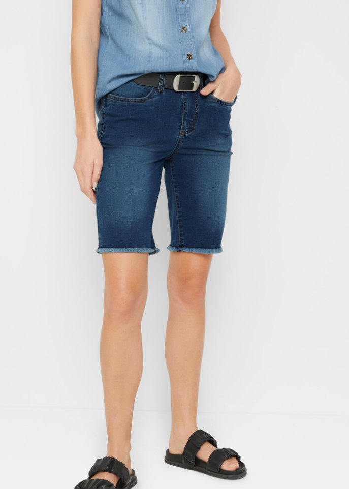 Super-Stretch-Jeans-Bermuda
