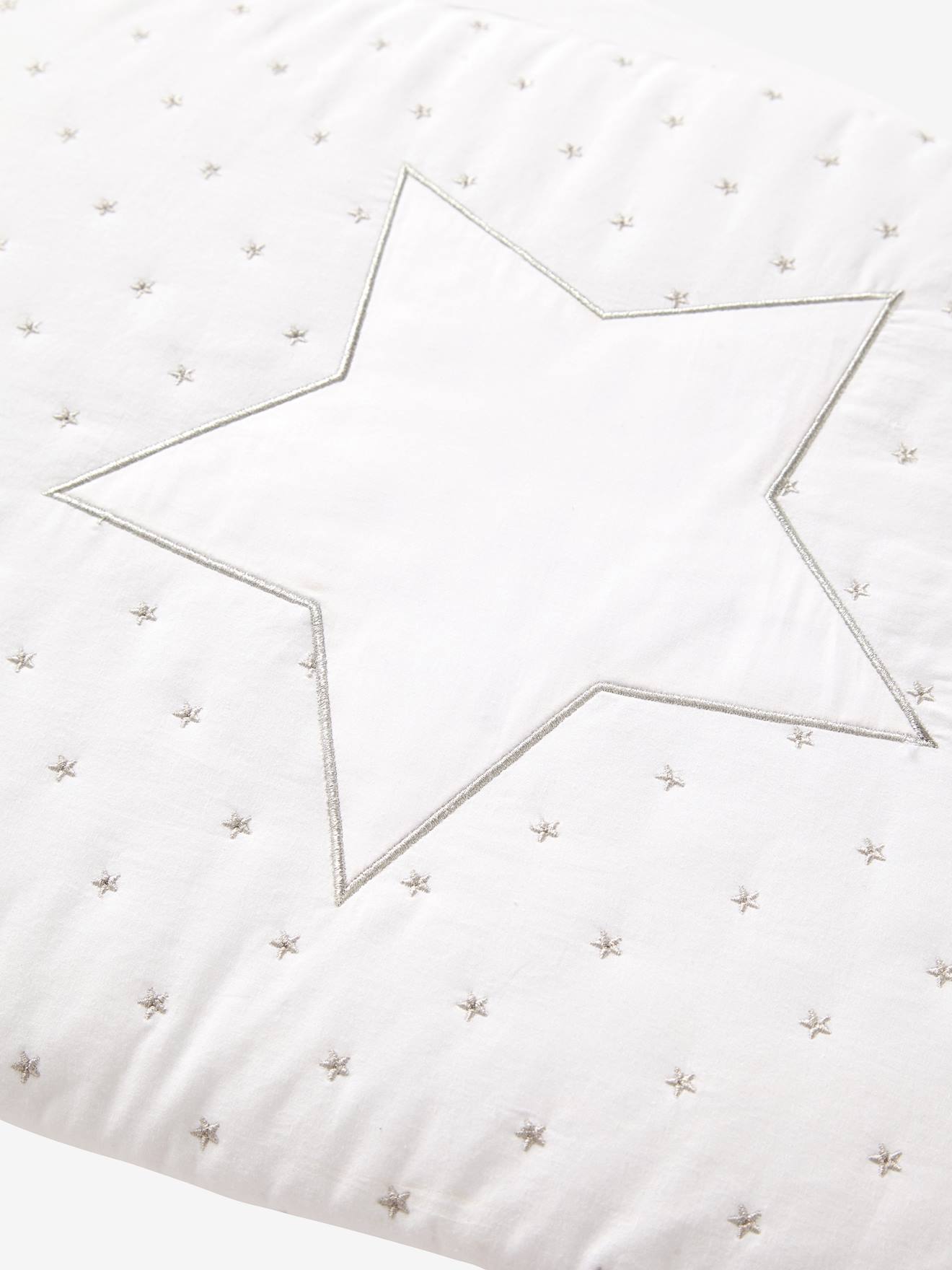 Tour de lit PLUIE D'ETOILES blanc