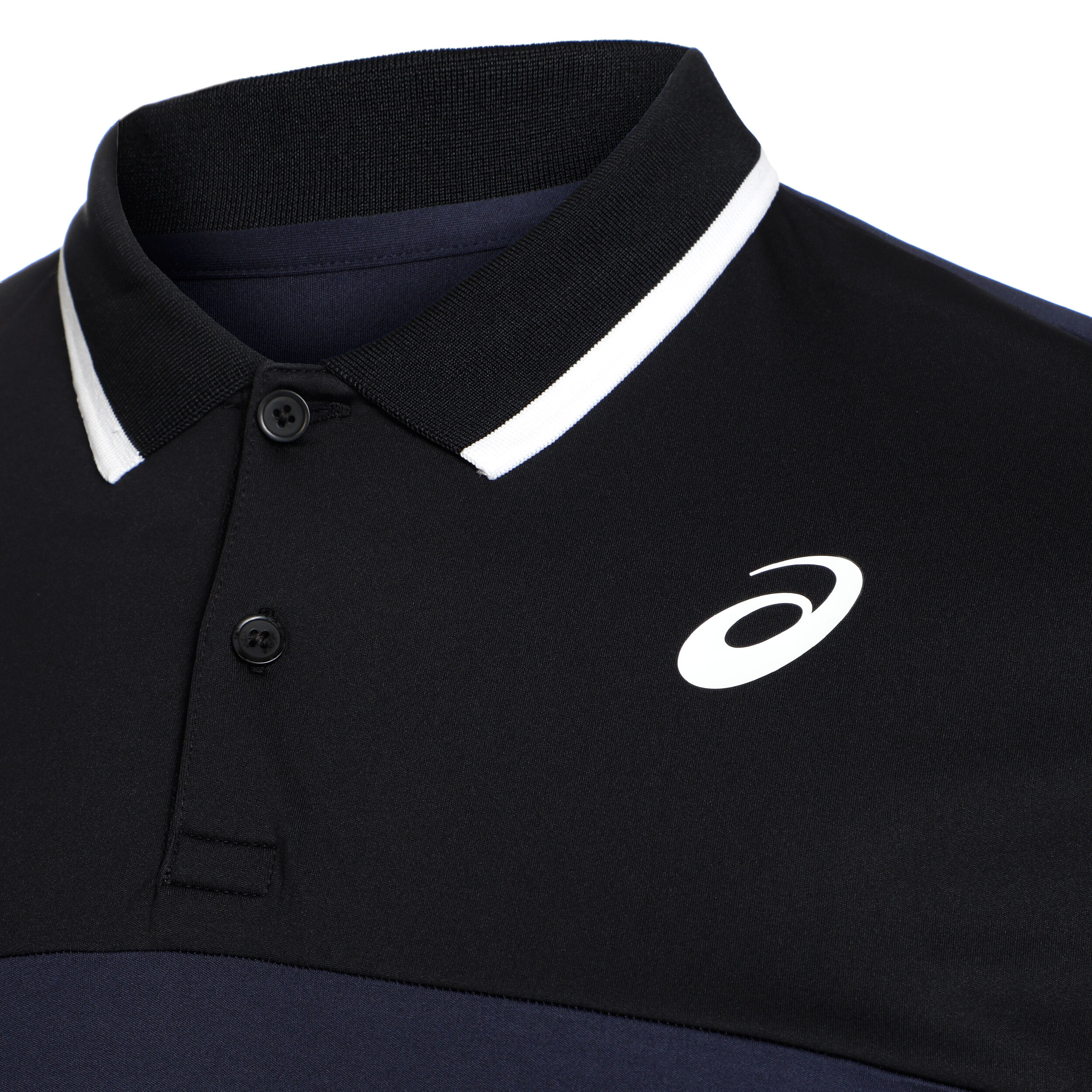 Court Polo Herren - Dunkelblau, Schwarz