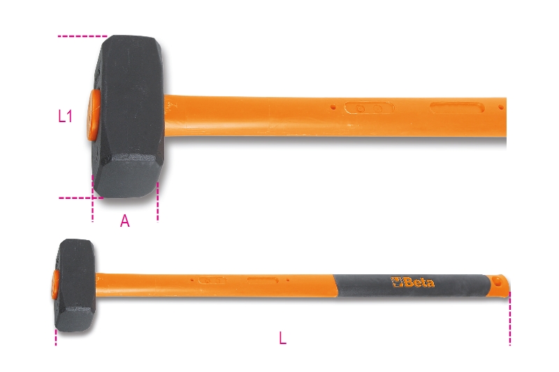 Beta 013810340 1381T 4000 Sledgehammers, plastic handle